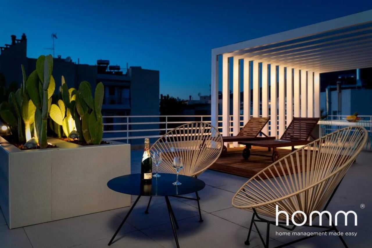 Brand New Homm Penthouse In Ano Glyfada, Dilou Apartment Athens Luaran gambar