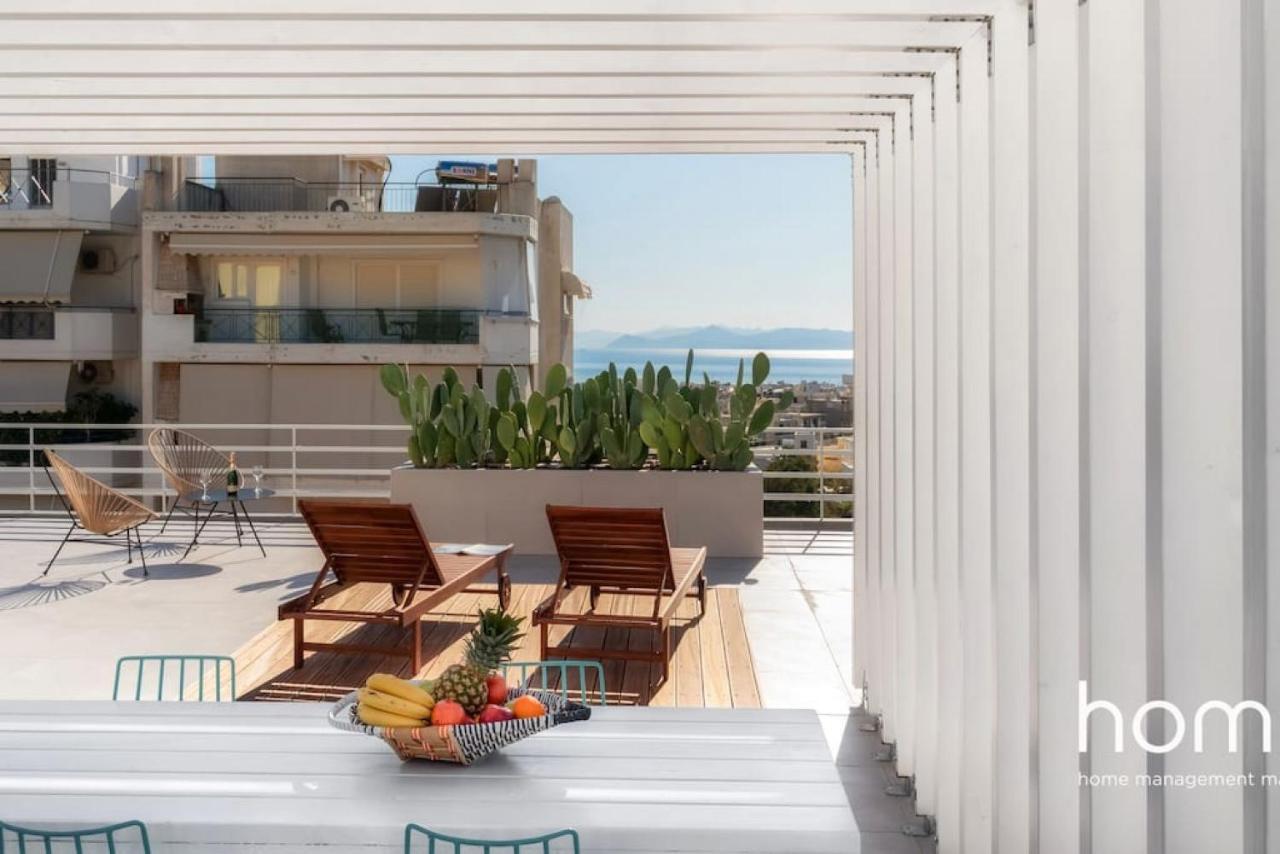 Brand New Homm Penthouse In Ano Glyfada, Dilou Apartment Athens Luaran gambar