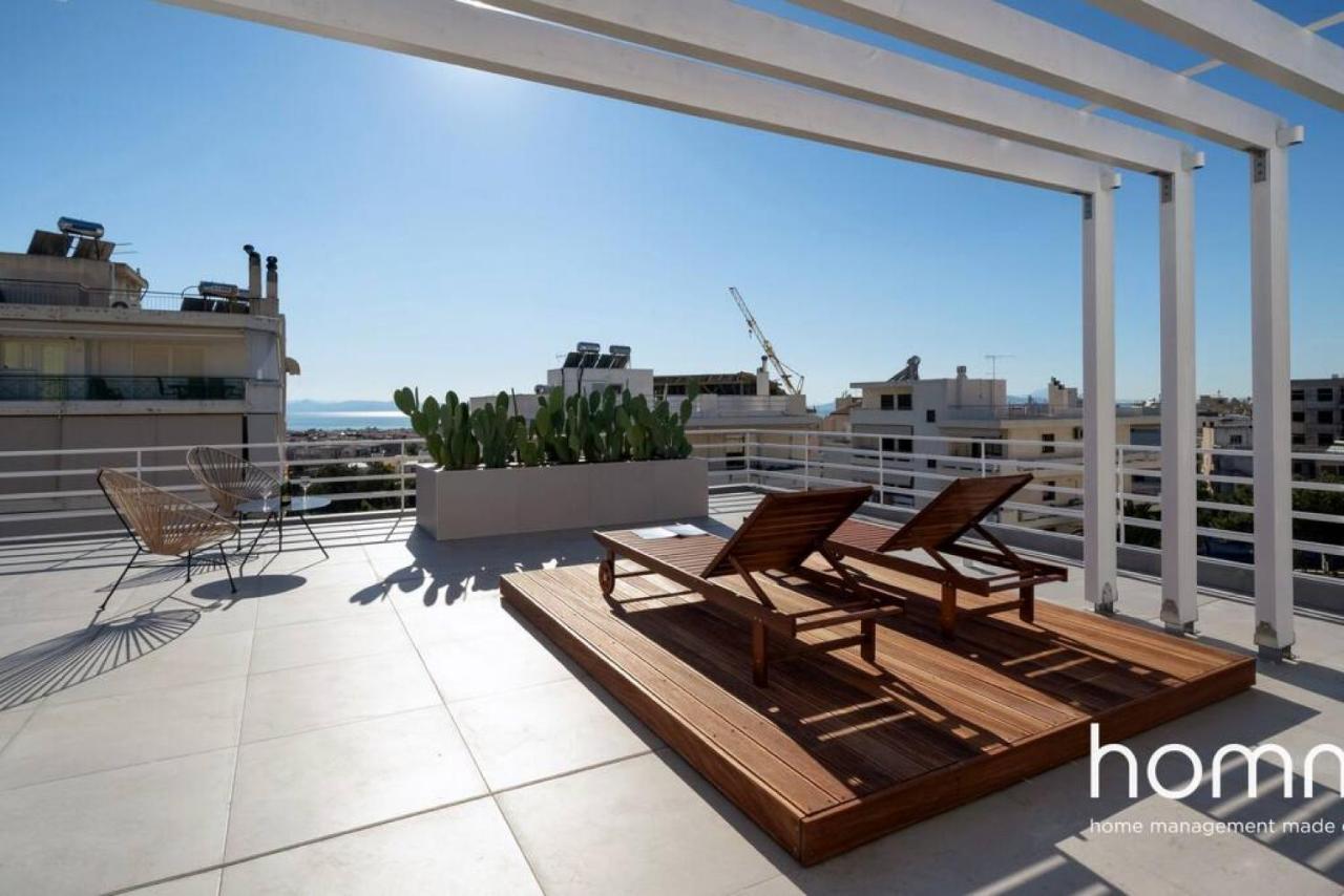 Brand New Homm Penthouse In Ano Glyfada, Dilou Apartment Athens Luaran gambar