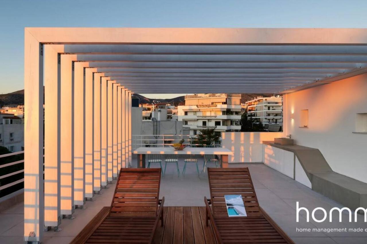 Brand New Homm Penthouse In Ano Glyfada, Dilou Apartment Athens Luaran gambar