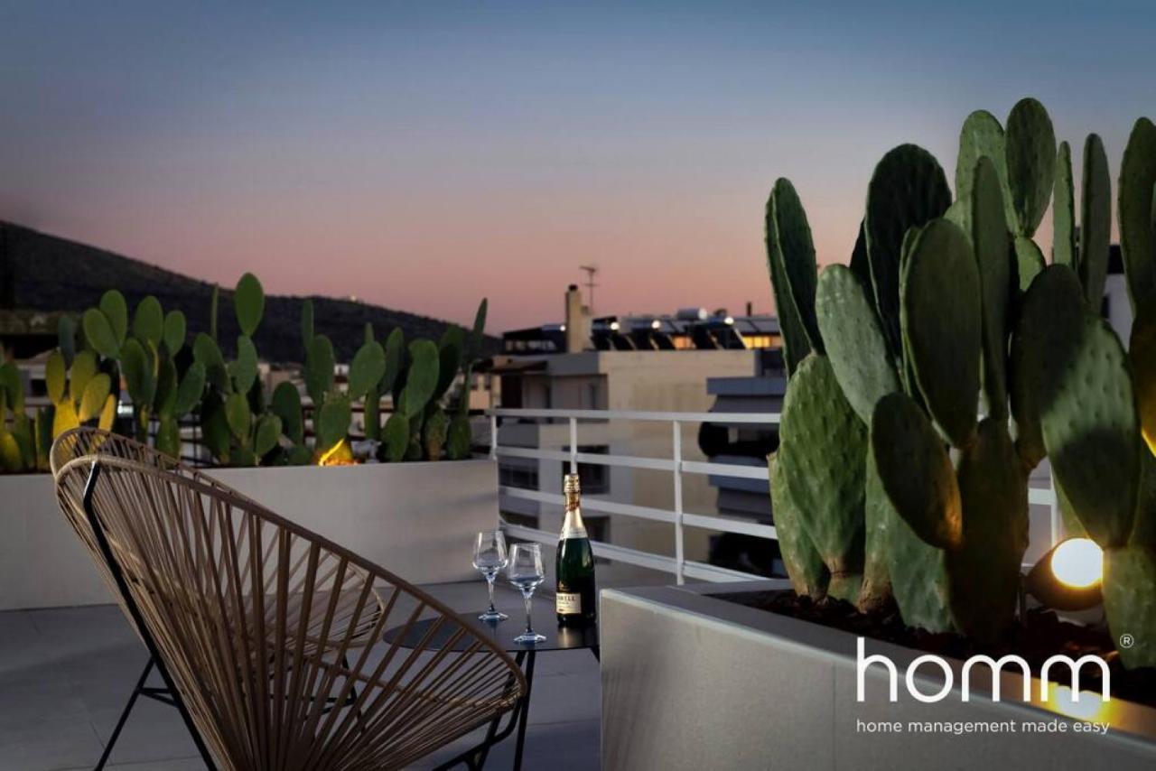 Brand New Homm Penthouse In Ano Glyfada, Dilou Apartment Athens Luaran gambar