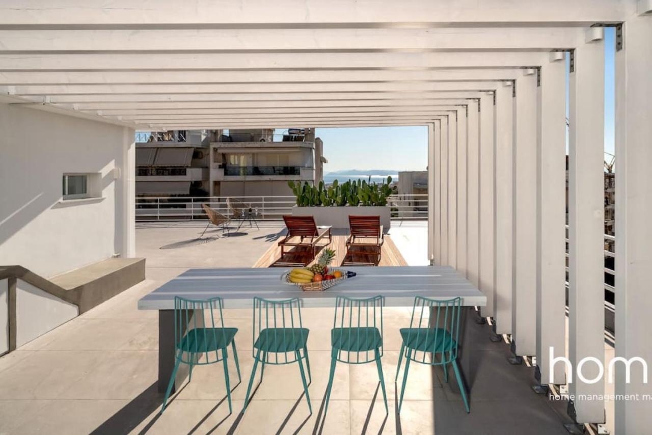 Brand New Homm Penthouse In Ano Glyfada, Dilou Apartment Athens Luaran gambar