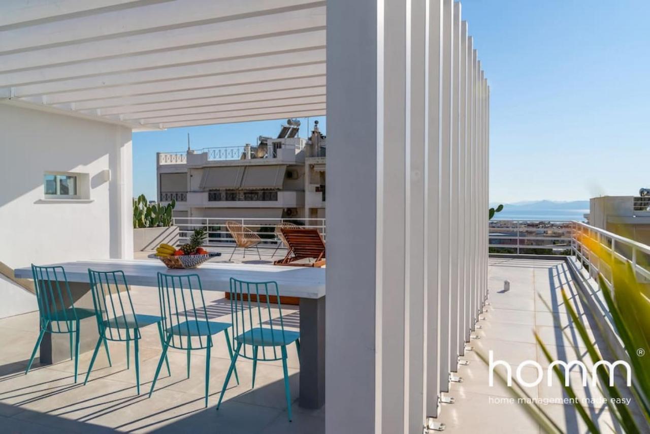 Brand New Homm Penthouse In Ano Glyfada, Dilou Apartment Athens Luaran gambar