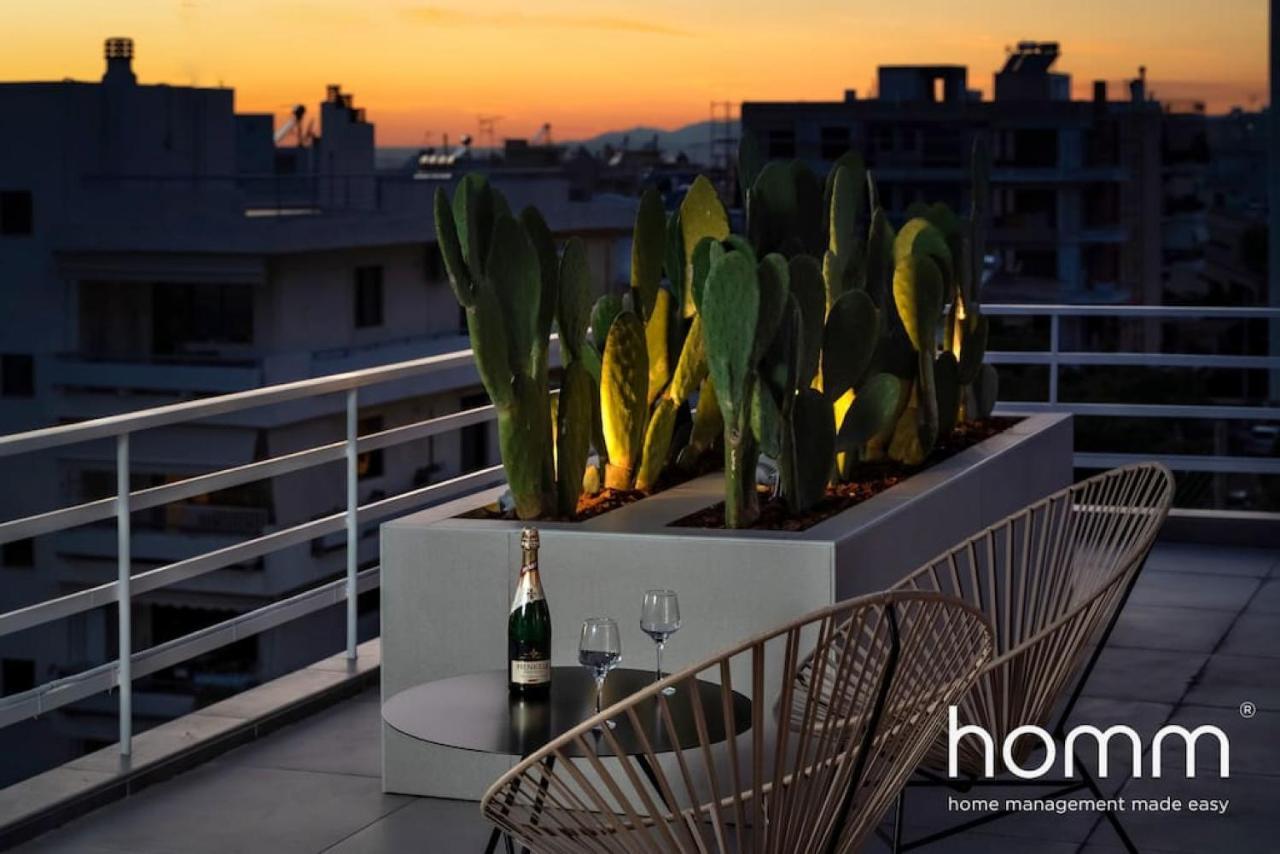 Brand New Homm Penthouse In Ano Glyfada, Dilou Apartment Athens Luaran gambar