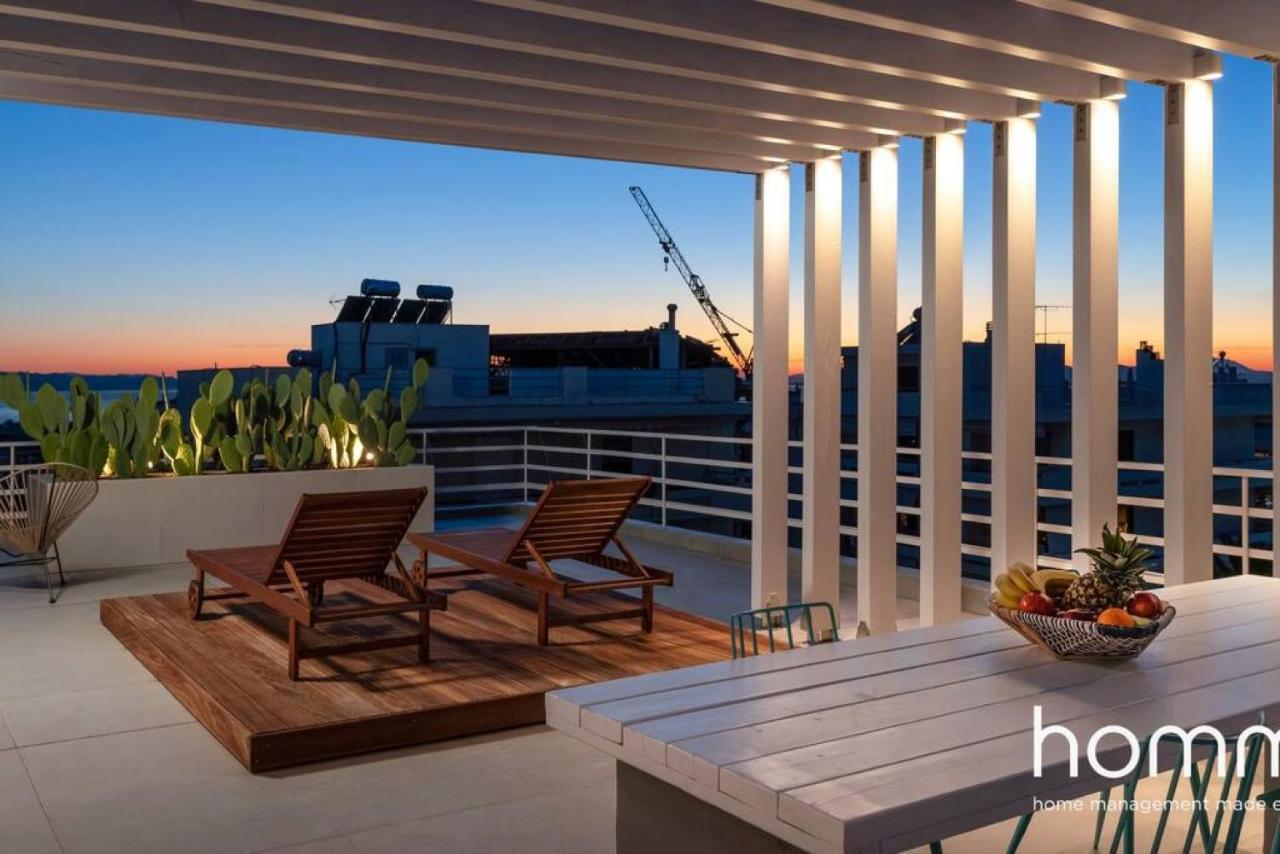 Brand New Homm Penthouse In Ano Glyfada, Dilou Apartment Athens Luaran gambar