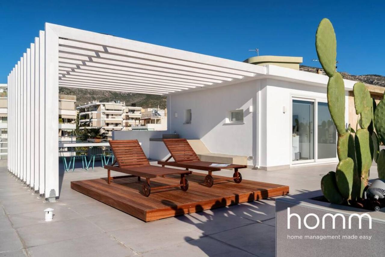 Brand New Homm Penthouse In Ano Glyfada, Dilou Apartment Athens Luaran gambar