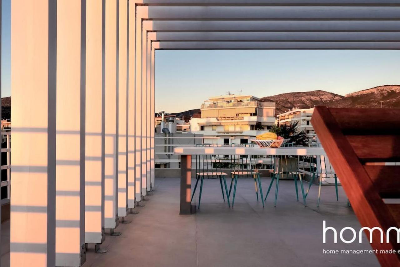 Brand New Homm Penthouse In Ano Glyfada, Dilou Apartment Athens Luaran gambar