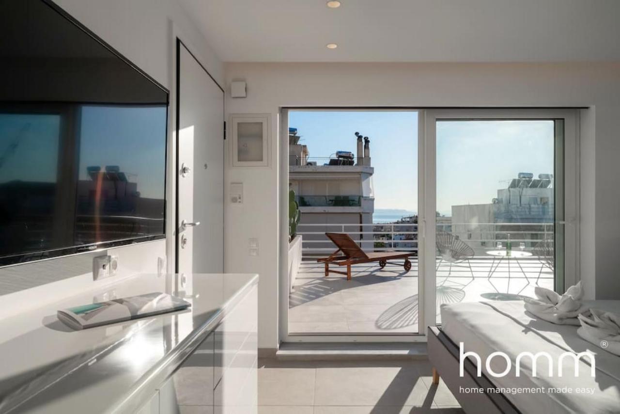 Brand New Homm Penthouse In Ano Glyfada, Dilou Apartment Athens Luaran gambar