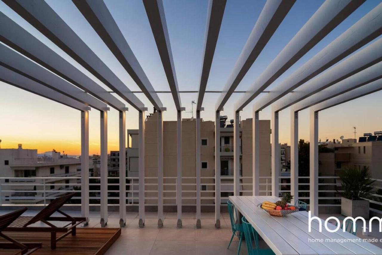 Brand New Homm Penthouse In Ano Glyfada, Dilou Apartment Athens Luaran gambar