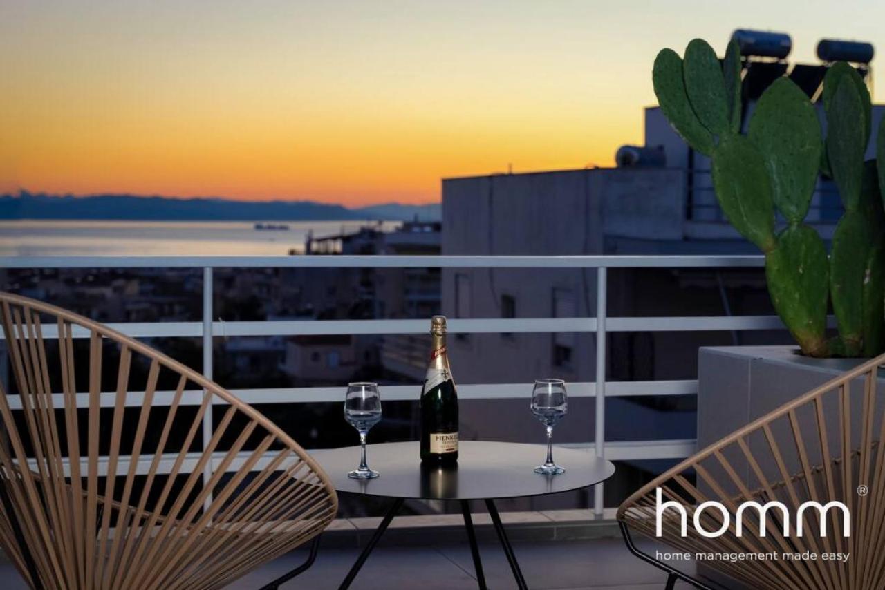 Brand New Homm Penthouse In Ano Glyfada, Dilou Apartment Athens Luaran gambar