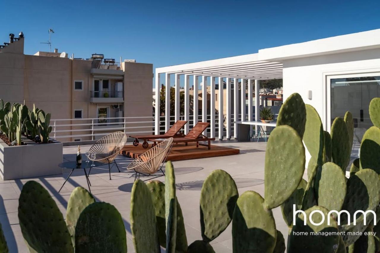 Brand New Homm Penthouse In Ano Glyfada, Dilou Apartment Athens Luaran gambar